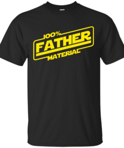 100 father material fathers Cotton T-Shirt