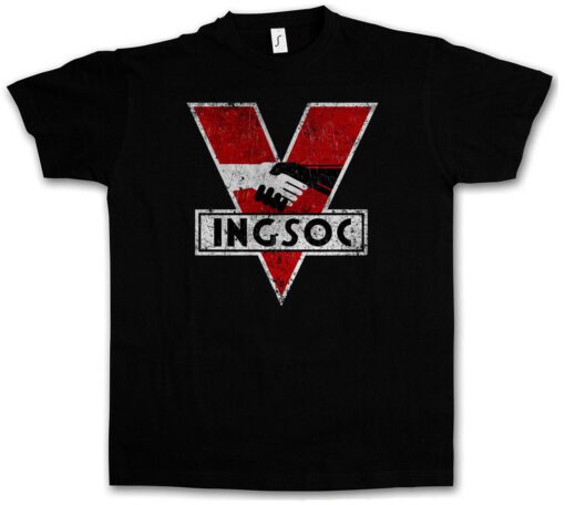 1984 Vintage Logo Ingsoc - George Orwell'S Big Brother Oceania T Shirt
