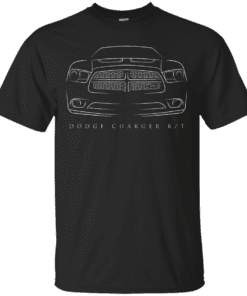2013 Dodge Charger RT Stencil Cotton T-Shirt