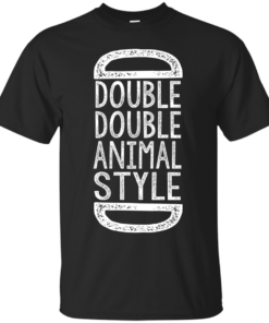 2x2 Animal Style in n out burger Cotton T-Shirt