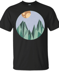 Abstract mountain mountain Cotton T-Shirt