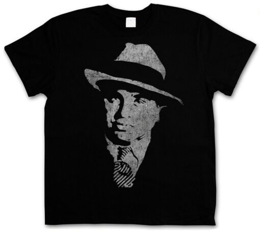 Al Capone Vintage Portrait - Chicago Gangster Mafia Mafia Family Head Us T Shirt