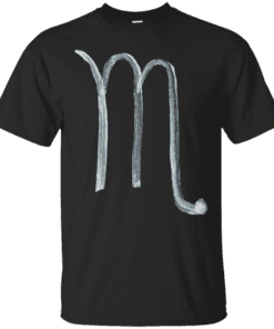 Alchemical Symbols Scorpio Inverted Cotton T-Shirt