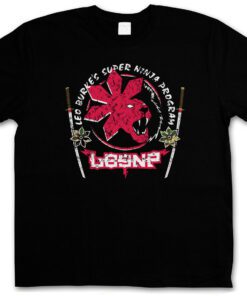 ? American Ninja Leo Burke S Super Program Signal Ninja - American Fighter T Shirt