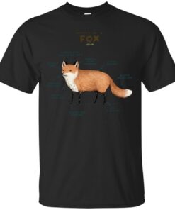Anatomy of a Fox Cotton T-Shirt