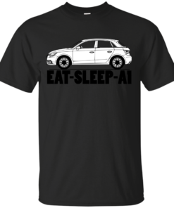 Audi A1 Eat Sleep A1 golf Cotton T-Shirt