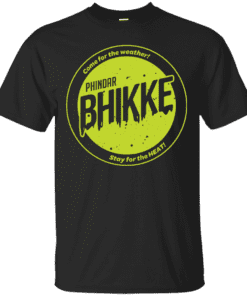 BHIKKE Phindar Green Cotton T-Shirt