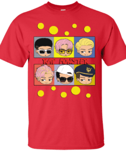 BTS Chibi Rap Monster Design Cotton T-Shirt