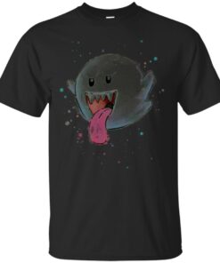 Boo Ghost Watercolor Cotton T-Shirt