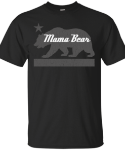 California Bear Family MAMA Bear Cotton T-Shirt