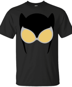 Catwoman Mask Cotton T-Shirt