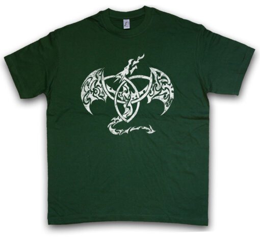 Celtic Dragon Iv Celtic Cross Symbol Culture Religion Paganism T Shirt