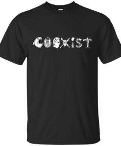 Coexist Horror Cotton T-Shirt