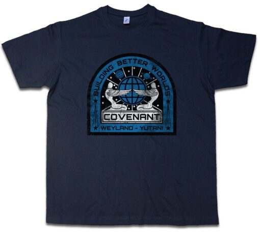 Covenant Uscss Parche Nostromo Ripley Prometheus Weyland Foreign Ship T Shirt