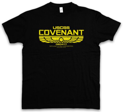 Covenant Uscss Uscss Nostromo Prometheus Alien Ship Space Yutani Logo T Shirt
