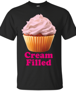 Cream Filled Cotton T-Shirt