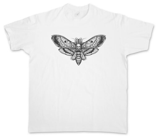 Death Moth Zoology Entomology Insects Dead Bug White Black Science T Shirt