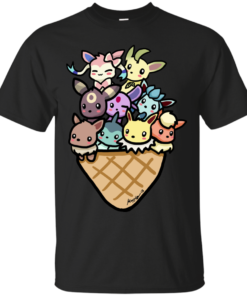 Eevee Ice Cream Cotton T-Shirt