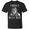 Embrace Messy Hair Cotton T-Shirt
