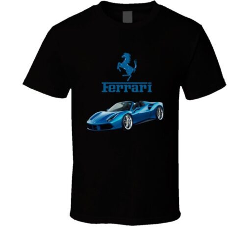 Ferrari Sports Car Horse T Shirt