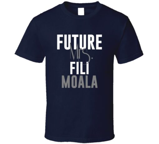 Fili Moala Future Mrs. Houston Football Jersey T Shirt