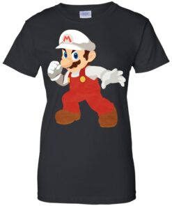Fire Mario Cotton T-Shirt