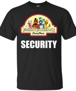 Five Nights at Freddys 2 Freddy Fazbears Security Logo Cotton T-Shirt