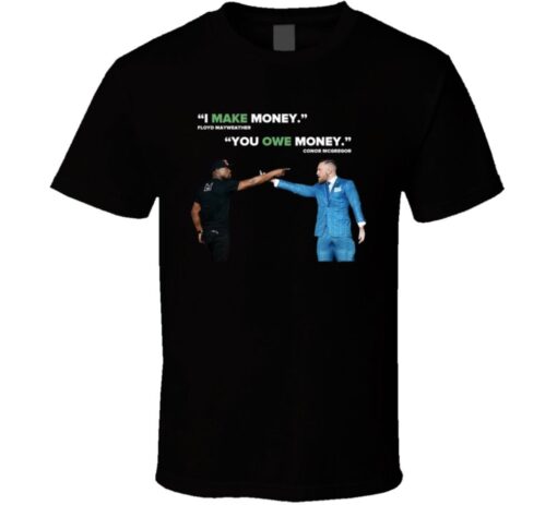 Floyd Mayweather Rally Connor Macgregor Fight Emits A Funny Sound Boxing Ufc T Shirt