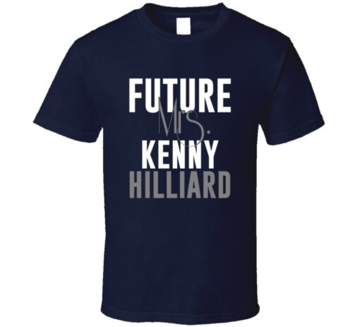 Future Mrs. Kenny Hilliard Houston Football Jersey T Shirt