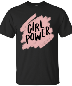 Girl Power in pink Cotton T-Shirt