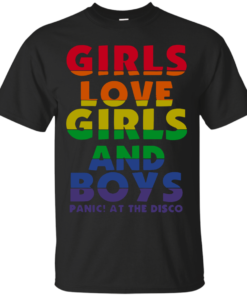 Girls love girls and boys panic Cotton T-Shirt