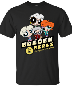Golden Powerpuff Girls Cotton T-Shirt