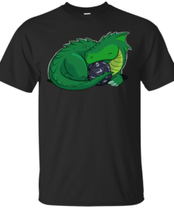Green Dragon D20 Cotton T-Shirt
