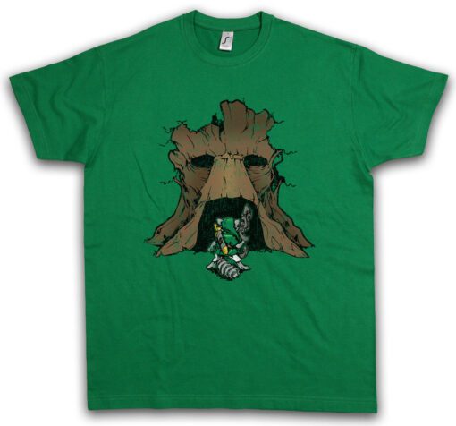 Groot Legend Galaxy Guardian Tree Fun Crossover Zelda Deku T Shirt