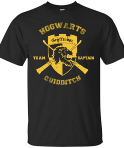 Gryffindor Crest Quidditch Team Captain  Cotton T-Shirt
