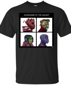 Guardians of the Galaxy Gorillaz Cotton T-Shirt