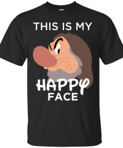 HAPPY FACE Cotton T-Shirt