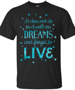 Harry Potter Dreams Quote Cotton T-Shirt