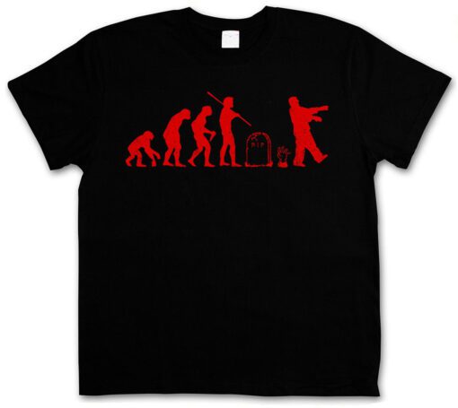 I Zombie Evolution - Terror Biters The Walking Dead Walkers Living T Shirt