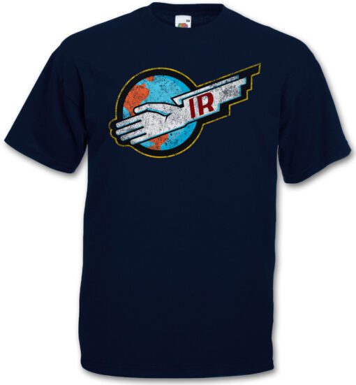 Ir Thunderbirds Logo - Gerry Anderson Sylvia International Rescue T Shirt
