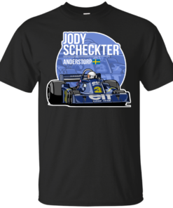 Jody Scheckter 1976 Anderstorp Cotton T-Shirt