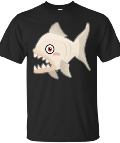 Kawaii Piranha Cotton T-Shirt