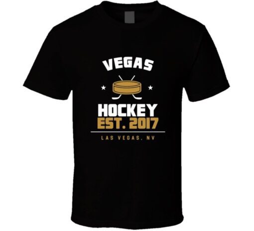 Las Vegas Hockey Fan Est 2017 T Shirt
