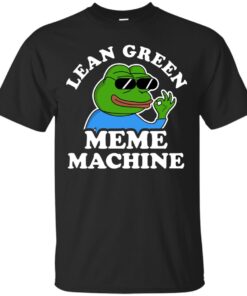 Lean Green Meme Machine Cotton T-Shirt