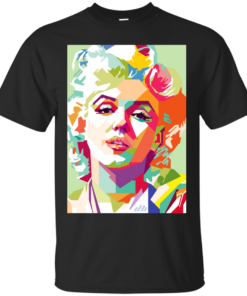 Marilyn Monroe Meets Technicolor Cotton T-Shirt