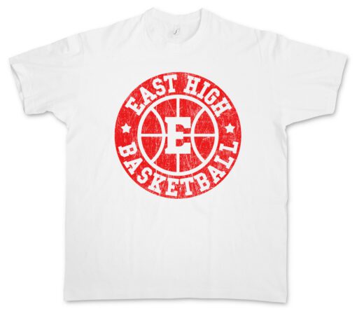 Medium High School Basketball Ii Team Logo Musical Symbol T Shirt