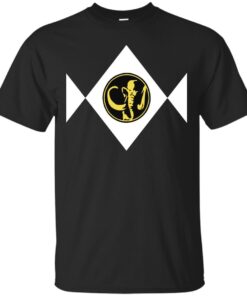Mighty Morphin Power Rangers Black Cotton T-Shirt