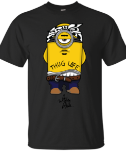 Minion Thug Life Cotton T-Shirt
