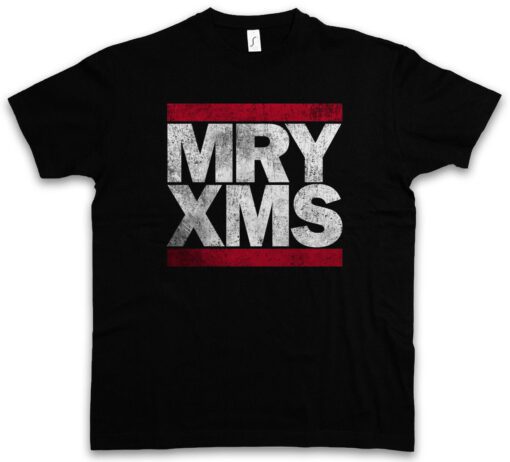 Mry Xms Merry Christmas Christmas Fun Lyrics T Shirt