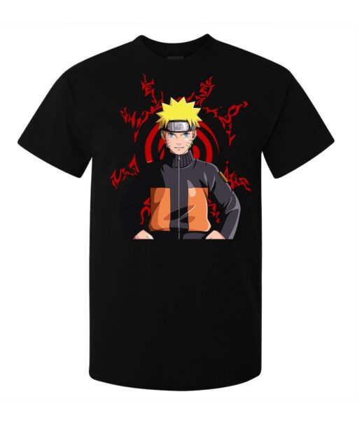 Naruto Japan Anime Manga Work Top Men (Women Available) Black T Shirt